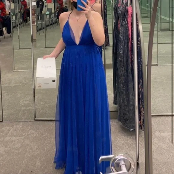 Davids Bridal, Royal Blue Prom Dress !!